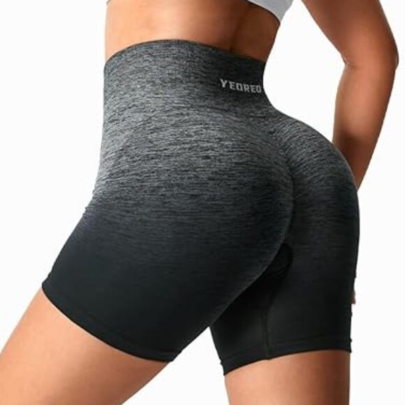 Yeoreo Black Gray Sport Bra Short Athletic Set Size S - Picture 9 of 10